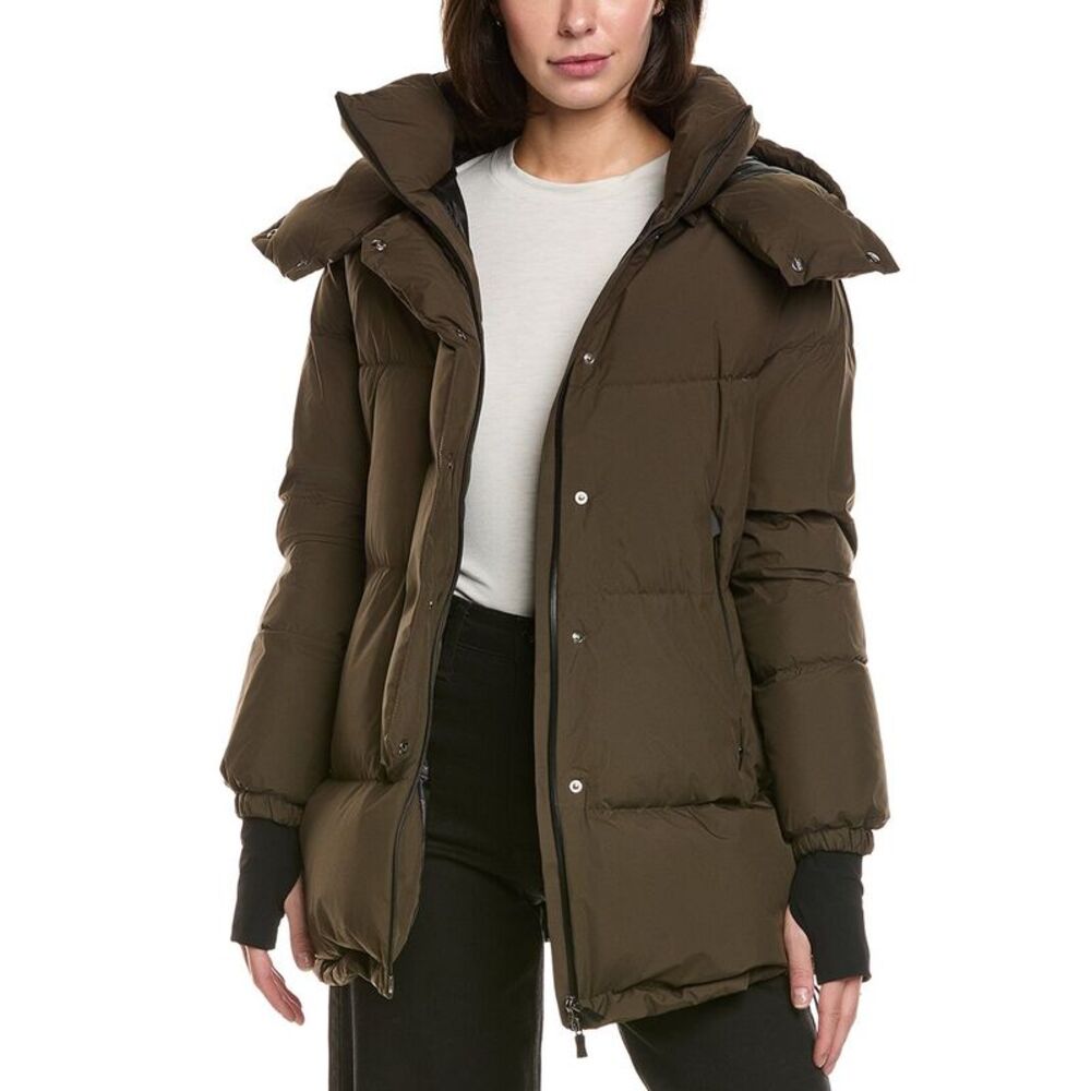 Herno Olive Puffer Jacket Women
